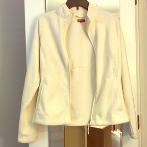 Cream fleece jacket